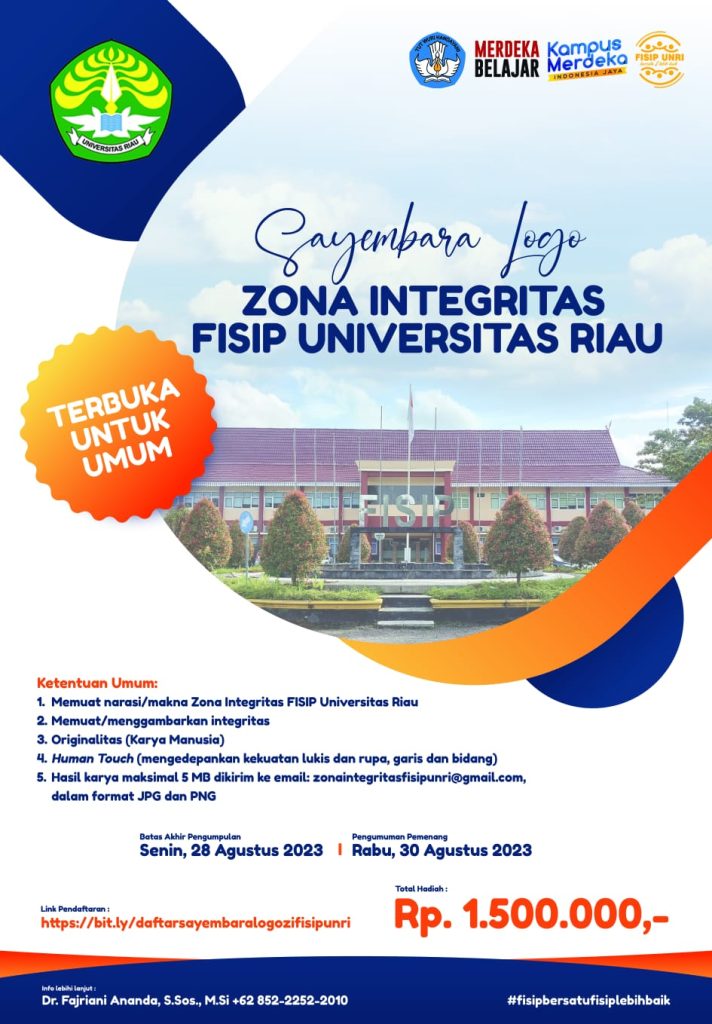 Sayembara logo zona integritas FISIP universitas Riau